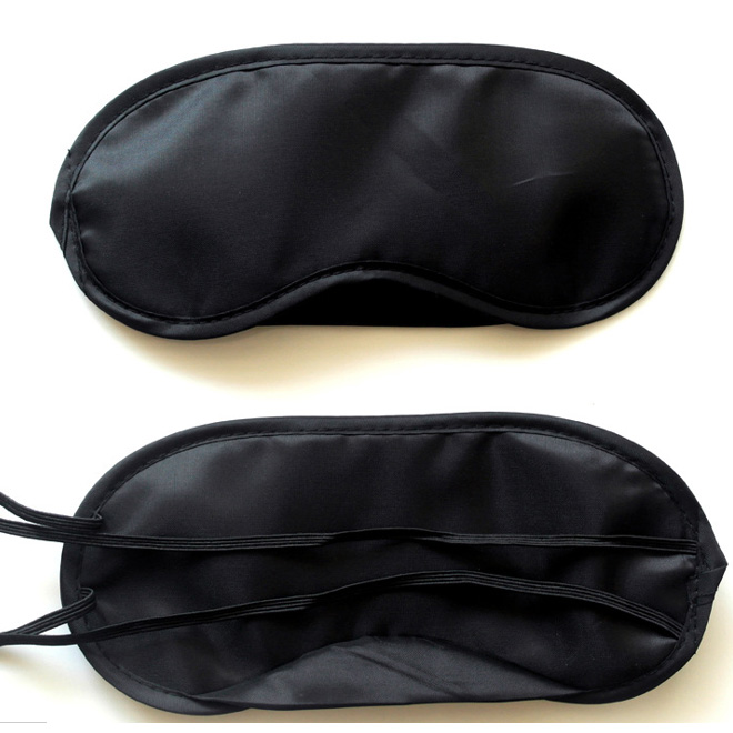 Promotional cheap 190T polyester sleeping eye mask Soft Eye