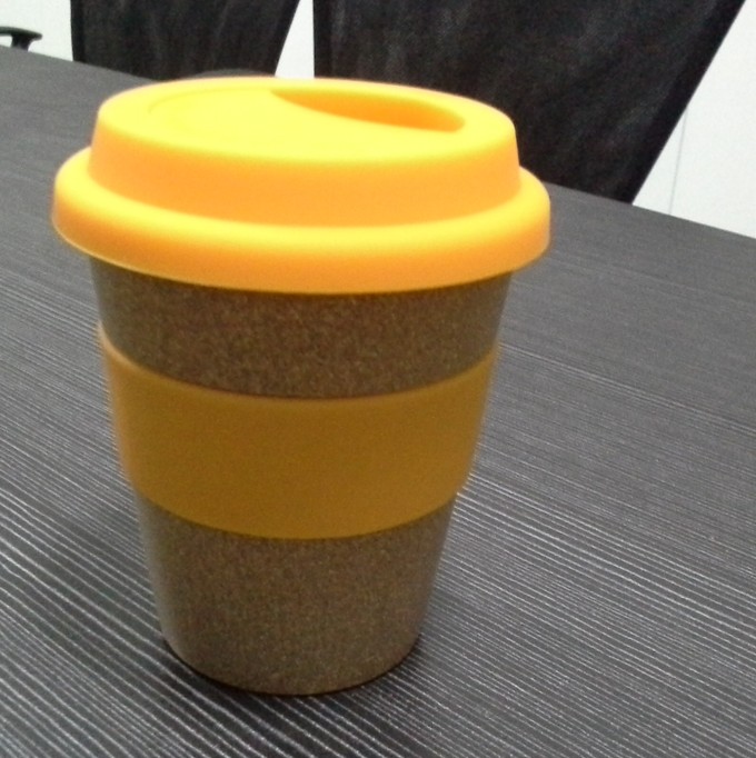 Eco Friendly Bamboo Fibre Reusable Coffee Cup /Mug 350ml