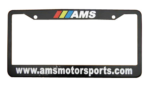 License Plate Frame With Custom Printing