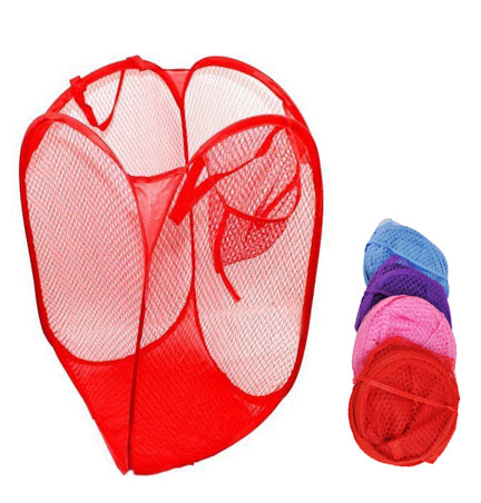 Foldable Mesh Laundry Hamper