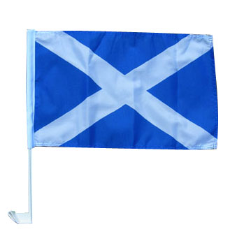 Car Flag with Plastic Pole for Promotion