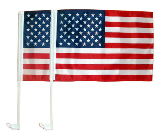 USA Car Flag