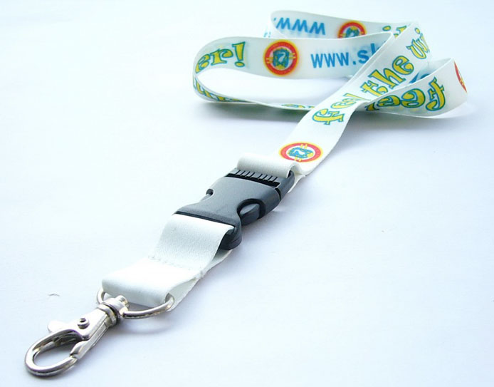 Heat Transfer Polyester Badge Lanyard