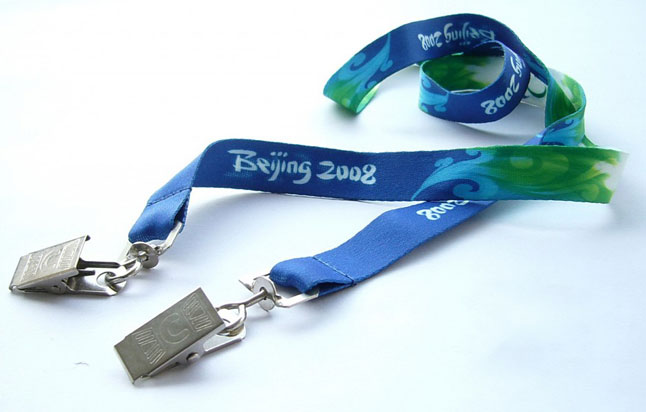 Heat TransferBadge Lanyard