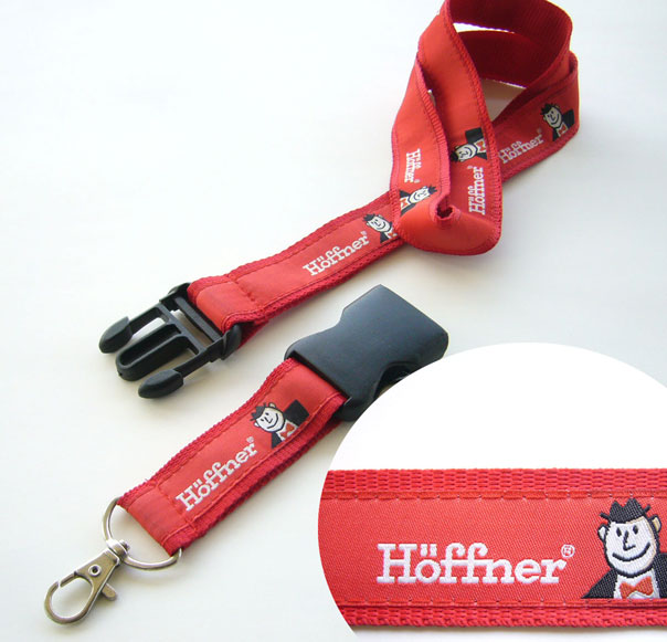 Promotional Woven Logo Lanyard