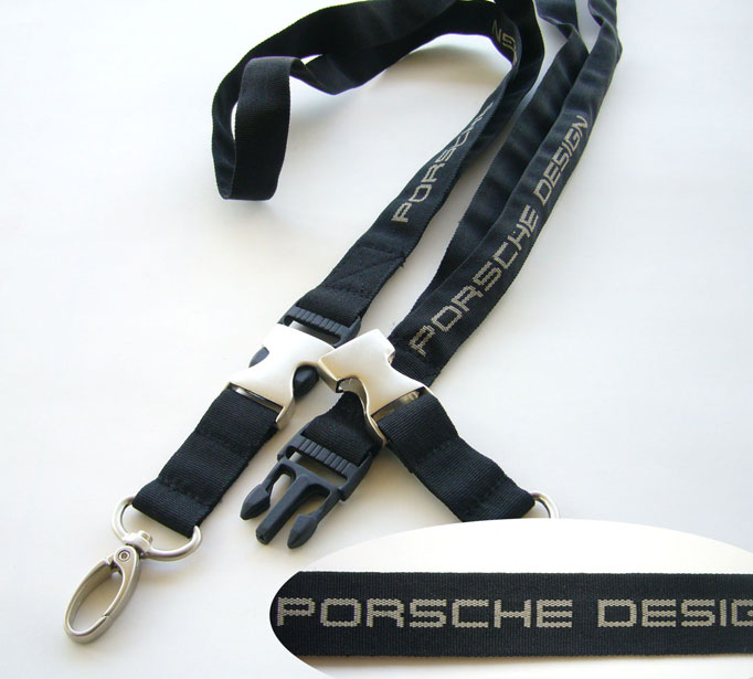 Custom Woven Logo Lanyard