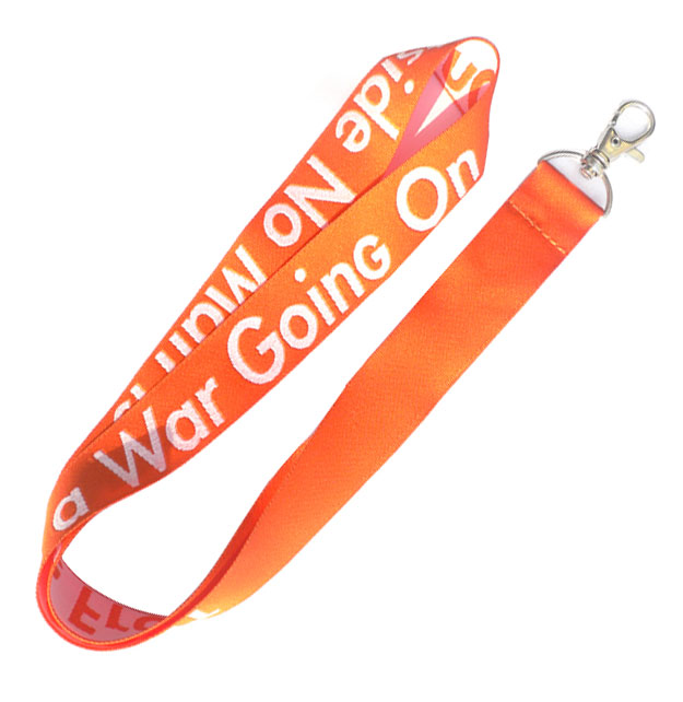 Lanyard with Woven Logo