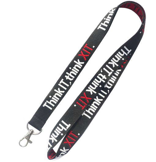 Woven Logo ID Badge Holder Lanyard