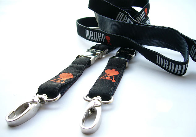 Woven Logo Badge Lanyard