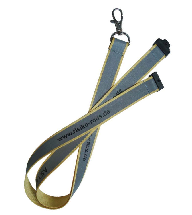 Reflective Badge Lanyard