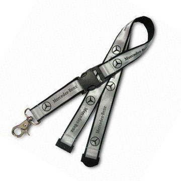 Custom Logo Satin Lanyard