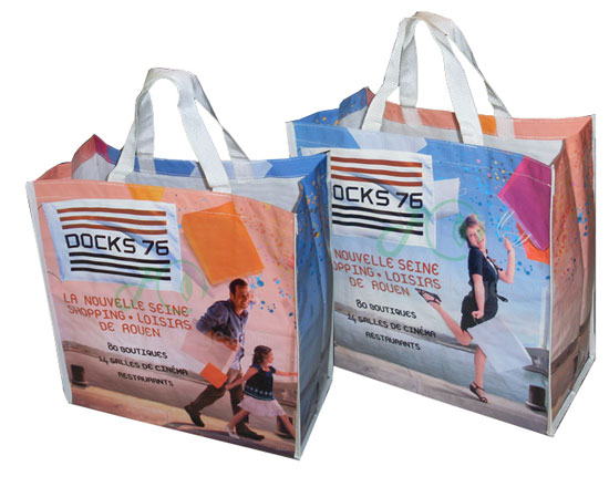 Custom Logo Laminated Tote Non Woven Bag