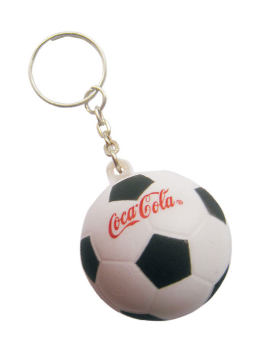 Football PU Stress Reliever Keychain