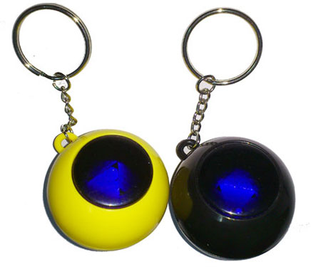 Printed Logo Magic Ball Keychain