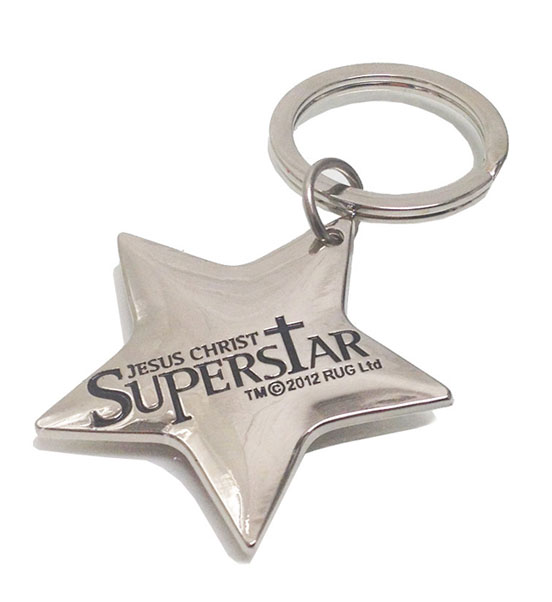 Star Shape Metal Keychain