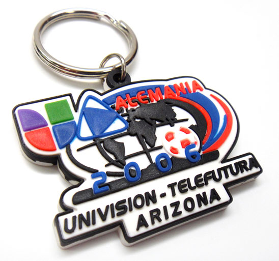 Custom 3D Rubber Keychains