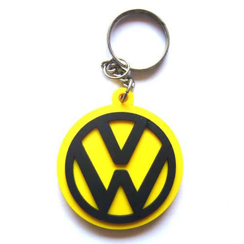 Custom Logo Soft Rubber Keychain