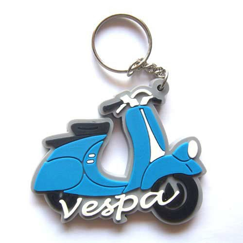 Custom Logo Rubber Keychain