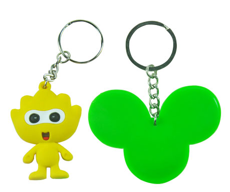 Soft Rubber Keychain