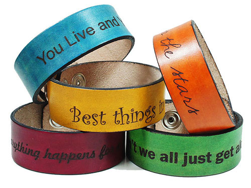 High Quality Leather Wristband