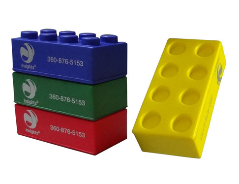 PU Foam Bricks Shape Stress Ball