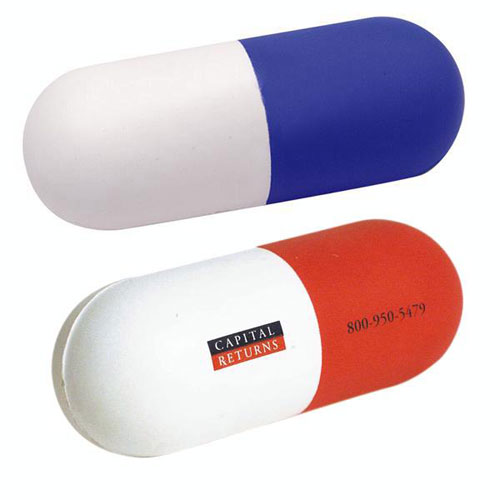 Capsule Shape PU Stress Reliever