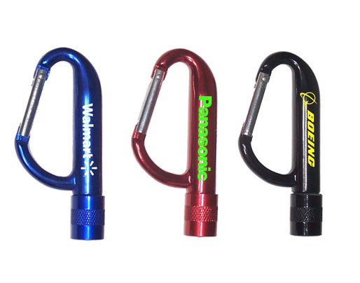 Aluminium Mini Carabiner LED Flashlight