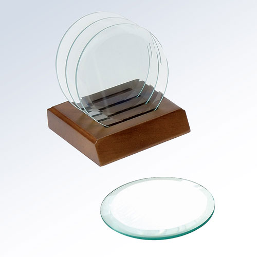 Round Crystal Coaster Set