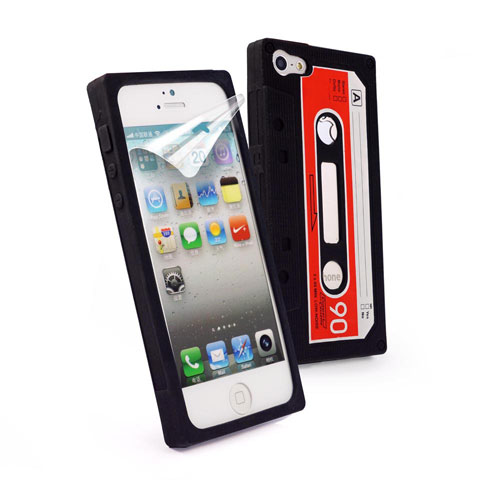 Cassette Style Silicone        Iphone Cover