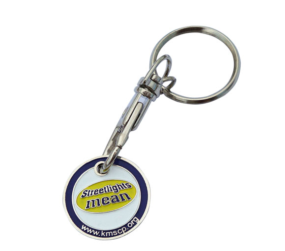 Trolley Coin Keychain