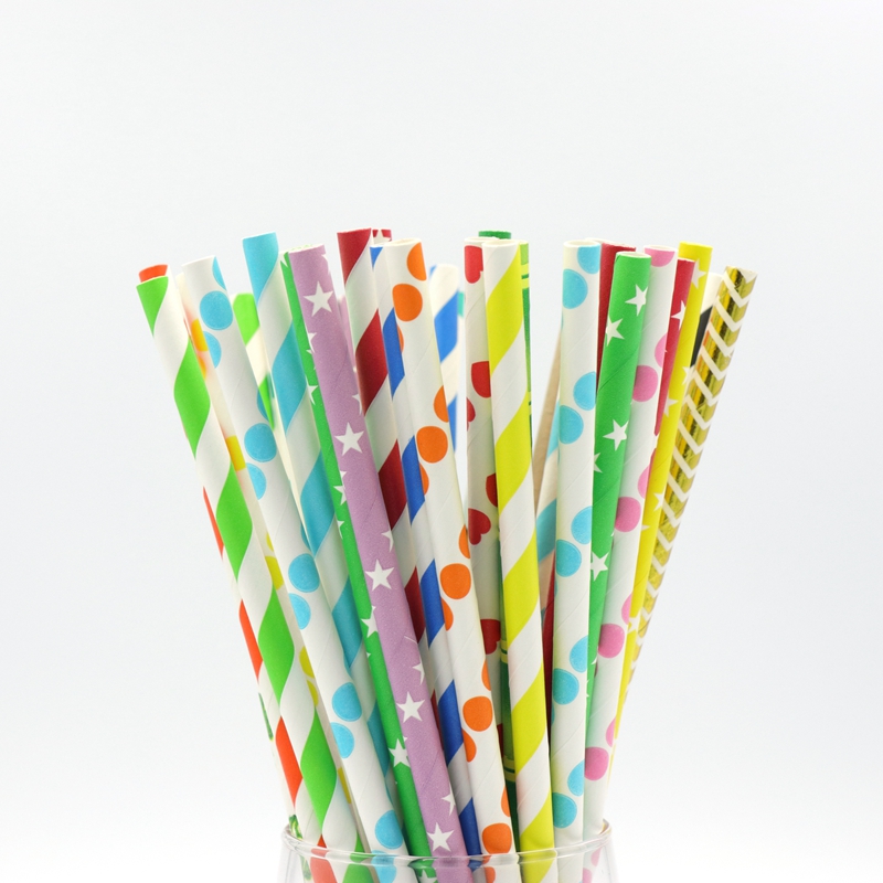 2019 Hot Sale eco-friendly paper drinking straws in biodegra