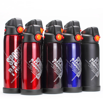 Promotional double wall vacuum thermos, metal thermos flask,
