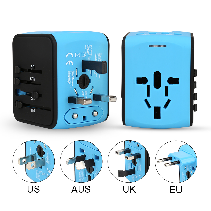 2019 promotion gift mini size universal travel adaptor trave