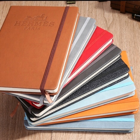Customized logo A5 pu leather journal notebook,OEM productio