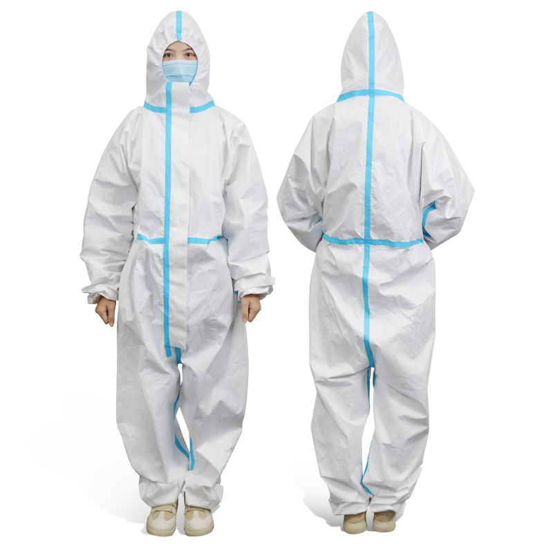 In Stock!! Manufacturer Disposable Suit Coverall Isolation C