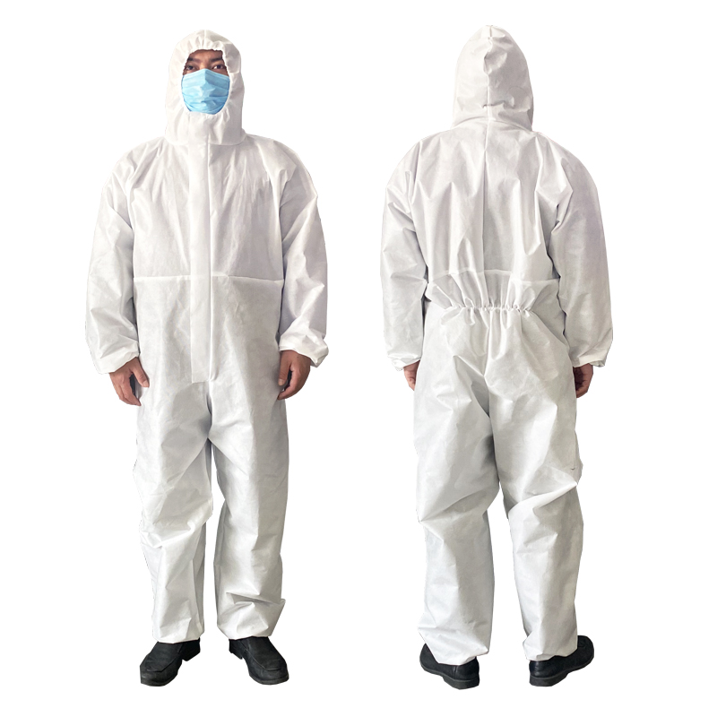 SMS Nonwoven Protection Suit Disposable Coverall Full Body B