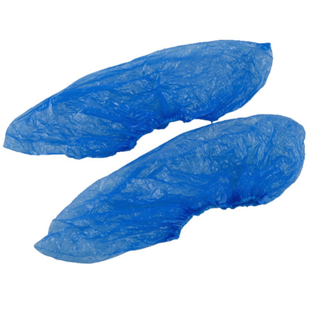 Medical Waterproof Boot Covers Plastic Disposable Shoe Cover